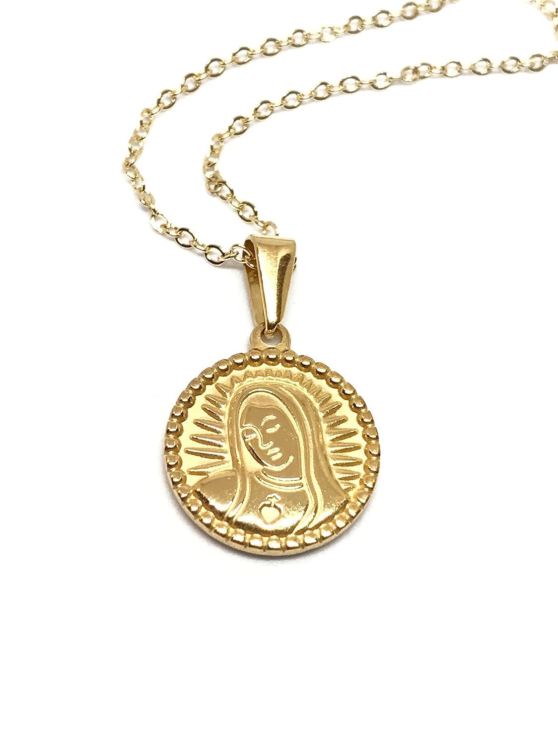 de Guadalupe Pendant Necklace 18 