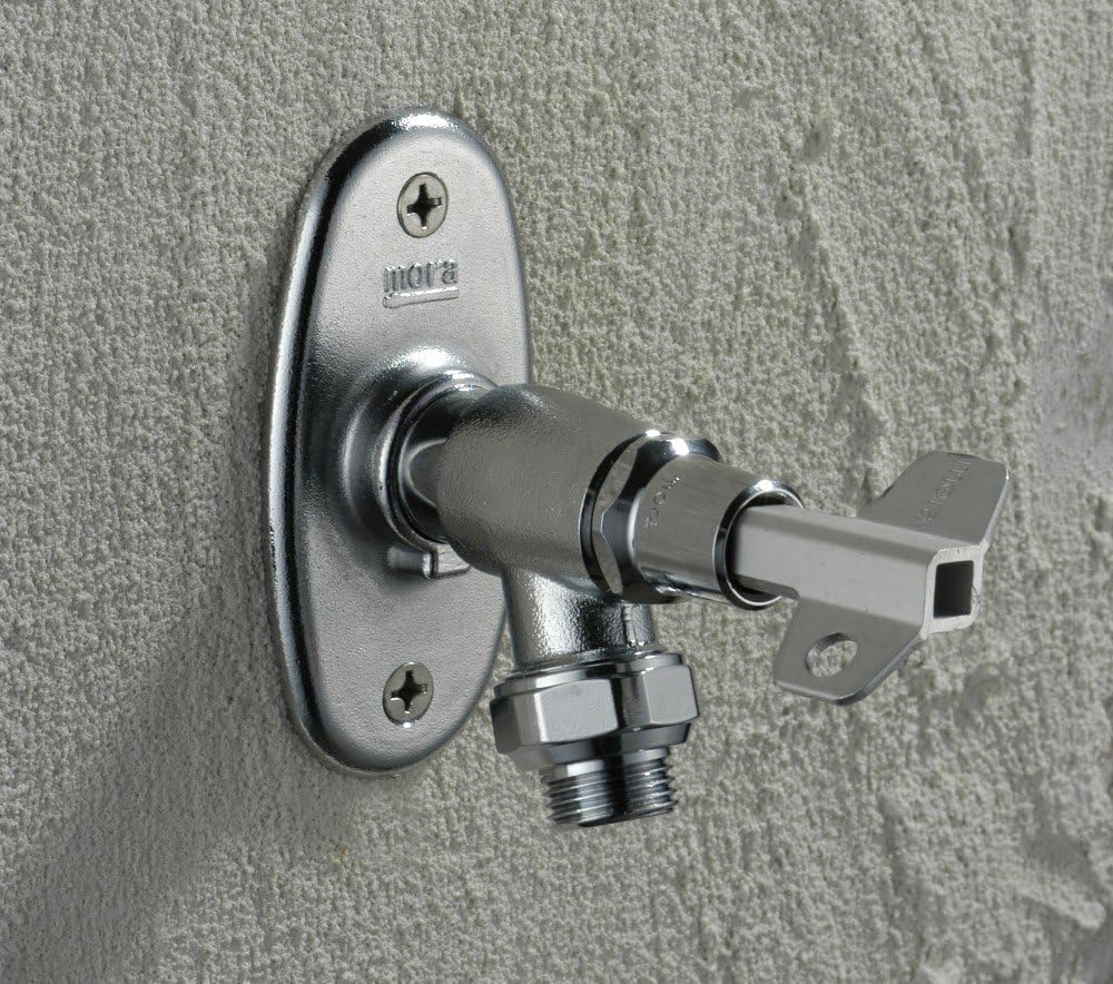 Haushaltsgeräte SCHELL frostsichere Außenwandarmatur POLAR II Aussenzapfstelle Schlüssel 2 ...