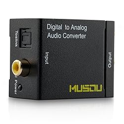 Musou Digital Optical Coax to Analog RCA Audio