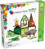 Magna-Tiles Jungle Animals 25-Piece Set - 3D Magnetic Building Tiles