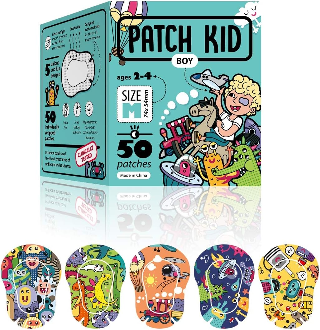 Patch Kid Eye Patches/adhesives for kids, Size Medium (50 patches in