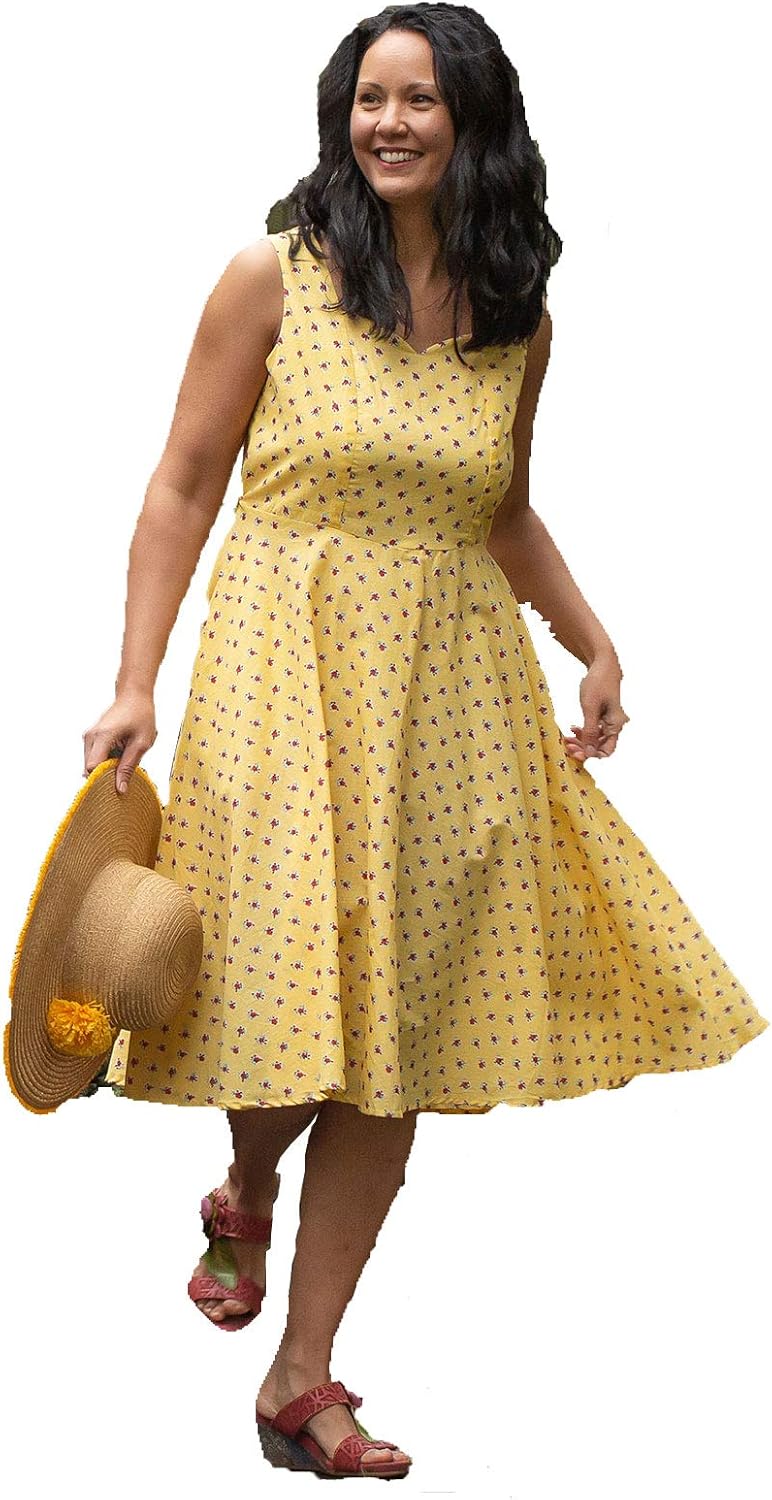 cotton flower dress