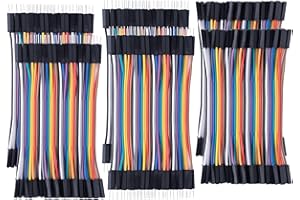 Aypzuke 10cm 240pcs Breadboard Jumper Wires Cable Kit Male to Female, Male to Male, Female to Female Compatible for Arduino Projects and Raspberry Pi