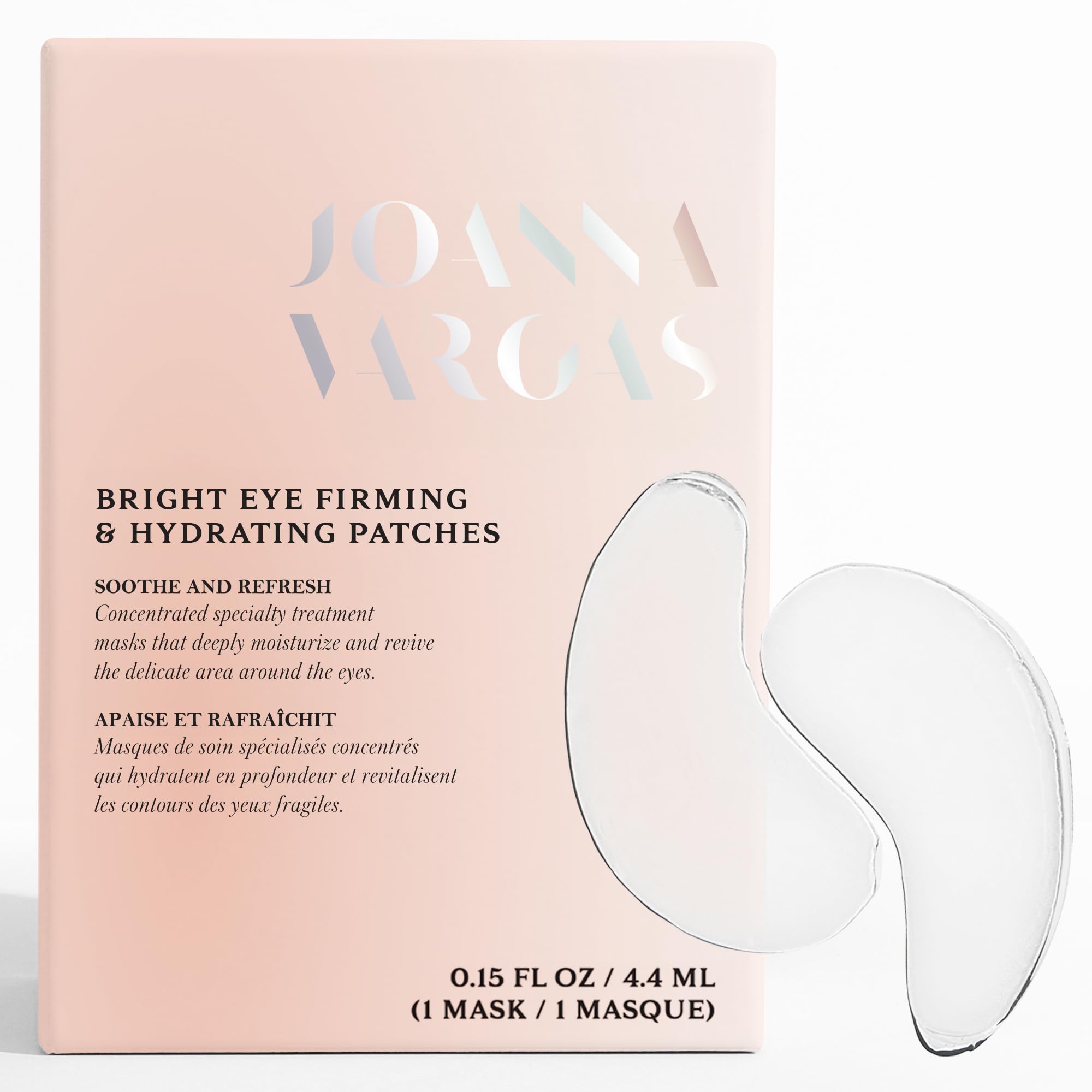 Photo 1 of Joanna Vargas Eye Gel Mask – Hydrating Under Eye Patches with Hyaluronic Acid & Chamomile – Depuffing Eye Mask for Dark Circles, Puffiness & Fine Lines – Gel Eye Pads for Women – 1 Pair