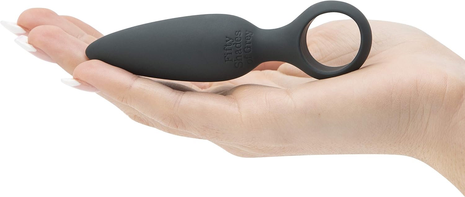 Fifty Shades of Grey Something Forbidden Silicone Anal Plug with Finger Loop Base - Image 4