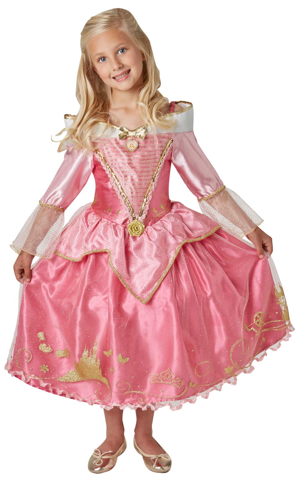 Rubie's Official Disney Princess Sleeping Beauty Aurora Ballgown Girls Costume, Childs Size Large Age 7-8 Years