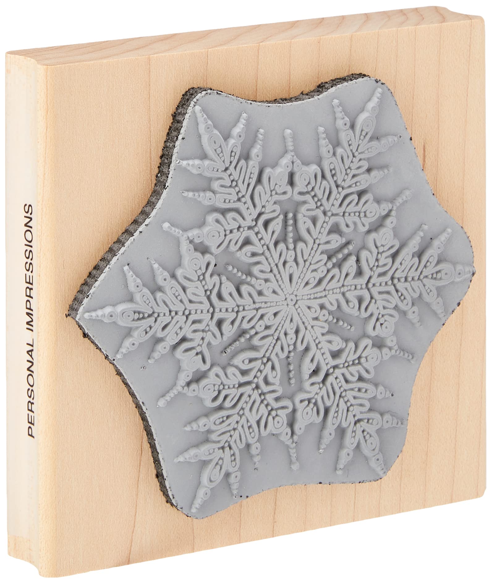 Oriental Stamps SD Large Snowflake Impressions Stamp, Black