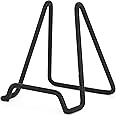 Milltown Merchants Metal Display Stand - Great for Displaying Small Plates, Dishes, Plaques, and Art Creations (1-Pack, Small Geometric Stand)