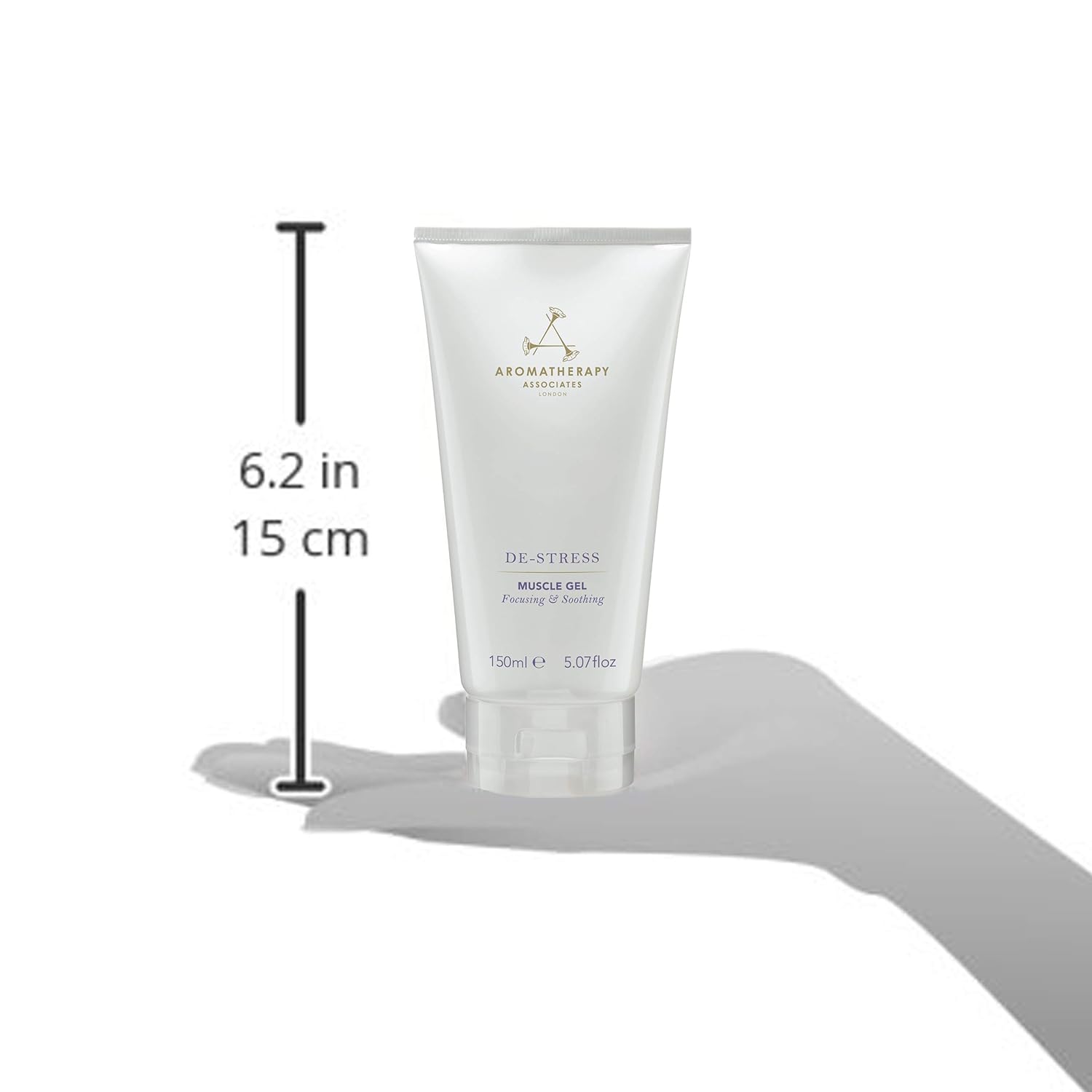 Aromatherapy Associates De-Stress Muscle Gel 5.07oz. Cools inflamed muscles before imparting a deep, comforting warmth infused with Black Pepper and warming Ginger essential oils.: Premium Beauty