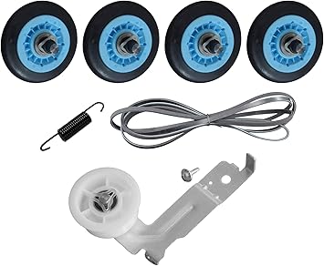 Amazon Com Dryer Repair Kit For Samsung Dryer Belt Kit Includes Dc97 16782a Dryer Drum Roller Dc93 00634a Idler Pulley 6602 001655 Dryer Belt Dc61 01215b Tension Spring Replace Ap5325135 Ap4373659 Ps4221885 Home Improvement