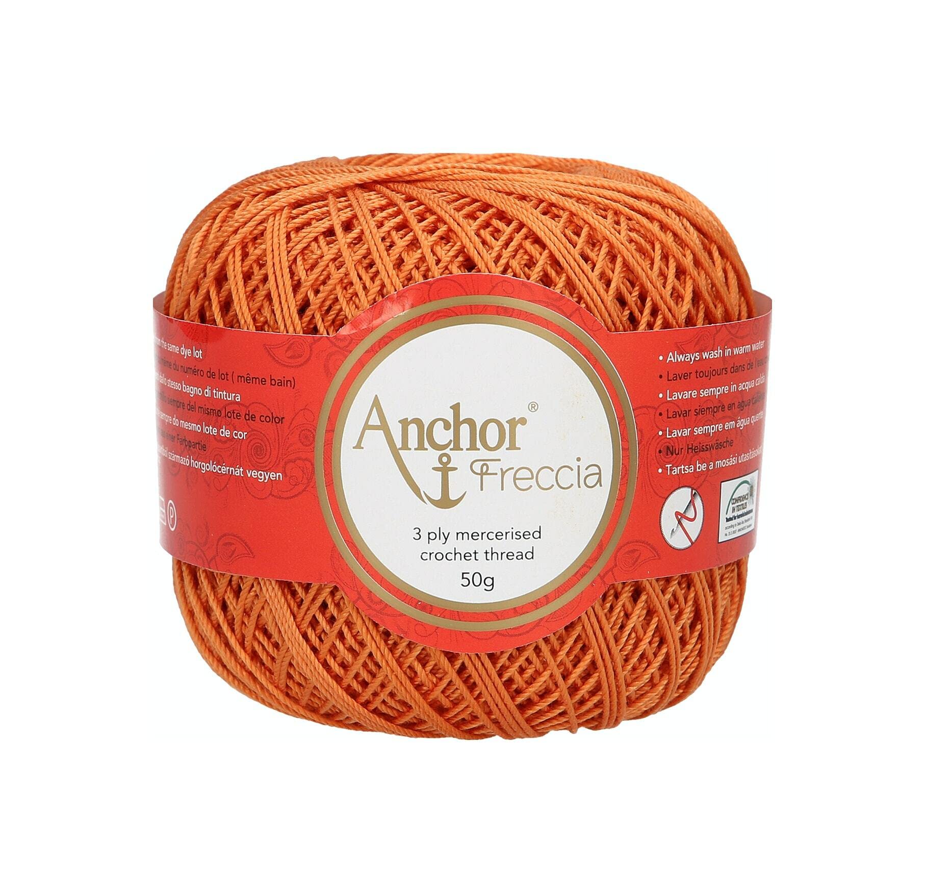 Anchor 4771006-01003 Crochet Yarn, 100% Cotton, 1003, Thickness 6, 88 g — image 1