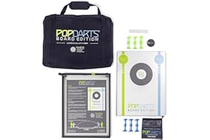 Popdarts Board Edition Set - Backyard, Indoor and Outdoor Game - Great Cornhole Alternative - Includes 2 All-Weather Boards, Original Set, Travel Case, and Score Keeper
