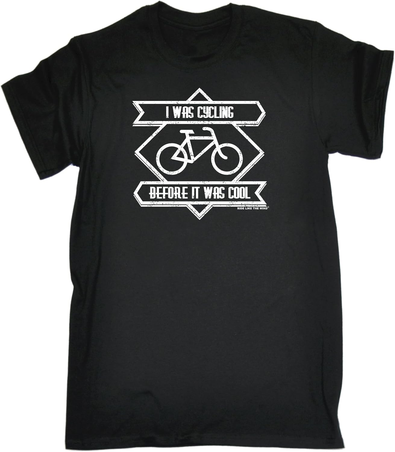 Ride Like The Wind Cycling Novelty Funny Top RLTW Men's I was Before