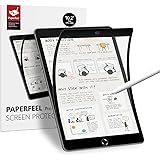 BERSEM Paperfeel Pro Screen Protector Compatible with iPad 9th/8th/7th Generation (10.2-Inch, 2021/2020/2019) Removable & Reu