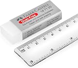 Faber-Castell Dust-Free Comfort Edge Eraser White Pack of 2 view 3