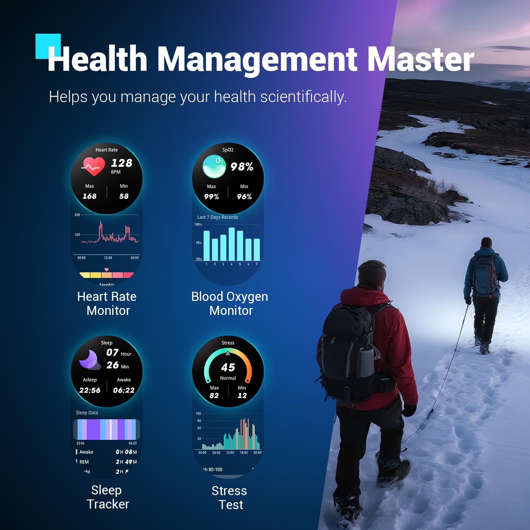 Blackview Military Smart Watch for Men (Answer/Make Calls), 1.45