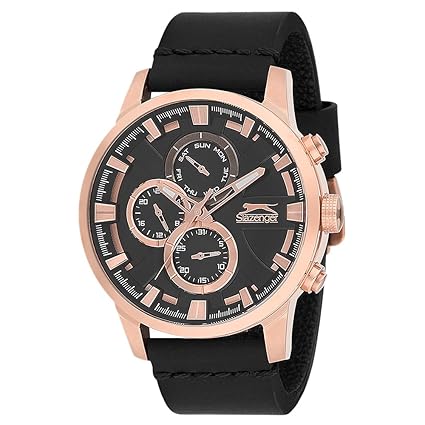 SLAZENGER Mens Chronograph Leather Watch-SL271339204