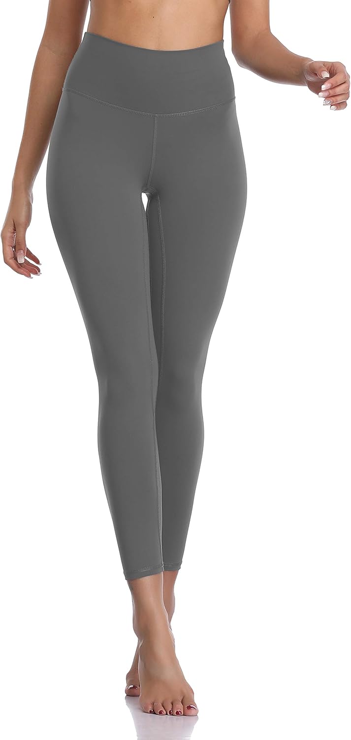 Colorfulkoala Women's Buttery Soft High Waisted Yoga Pants 7/8 Length Leggings: Clothing