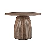 Modern Wooden Mushroom-Shape Round Dining