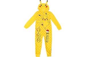 Centric Brands Boys' Pokemon Pikachu Blanket Sleeper Pajama with Hood