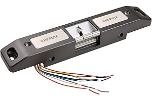 UHPPOTE Electric Strike Lock 12VDC for Access Control Fire Exit Door Rim Exit Devices with Push Bar