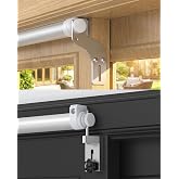 Onemake Slideback Sliding Door Closer with 2 Mounting Kits for Patio | Automatic Heavy Duty Self-Sliding Door Closer for 5&ndash;8 FT (80kg per door)Doors for Bathroom, Kitchen, Adjustable, Easy Install