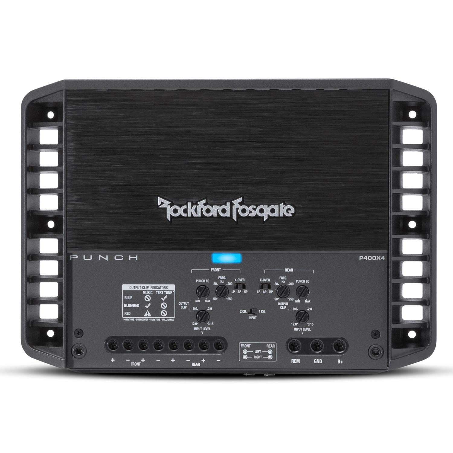 Rockford Fosgate P400X4 Punch 400-Watt 4-Channel Amplifier