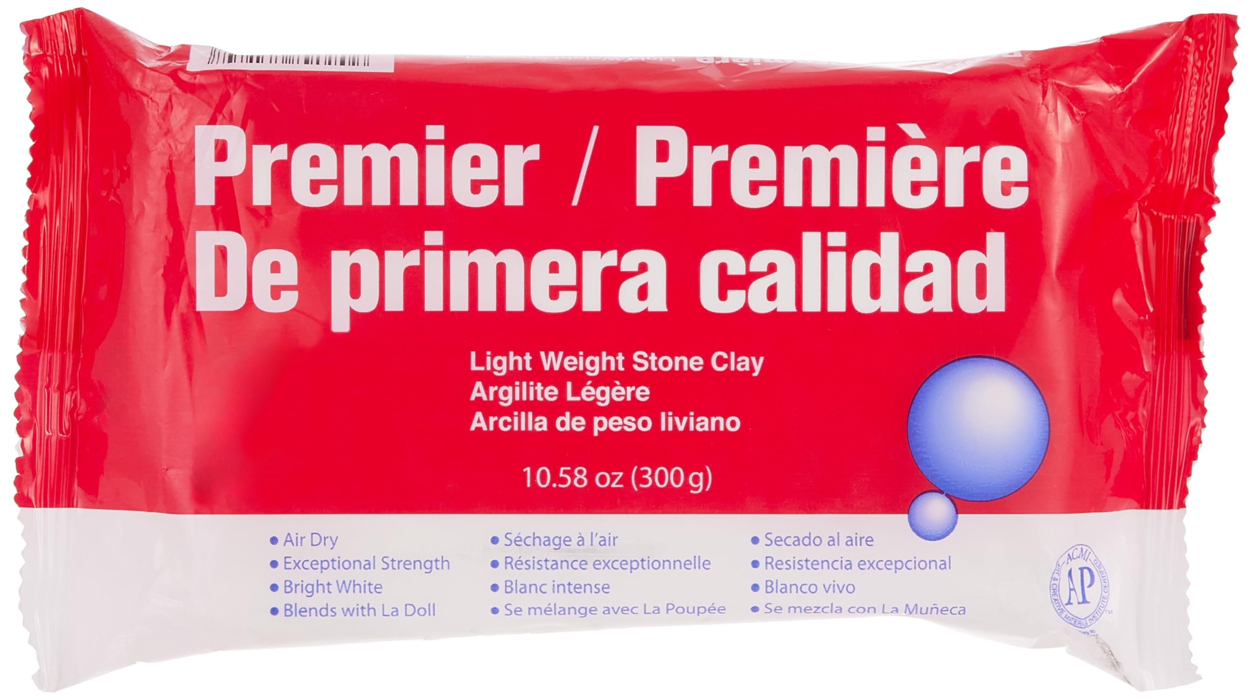 Photo 1 of ACTIVA La Doll Premier Natural Air Dry Stone Clay 10.58 ounce (300g)