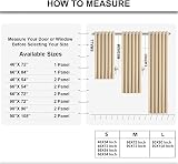 Aspire Homeware Blackout Curtains 66x72 Cream Eyelet Thermal Insulated view 7