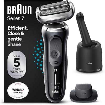 Braun Series 7 Electric Shaver 70-N7200cc SmartCare Center Wet & Dry UK Plug