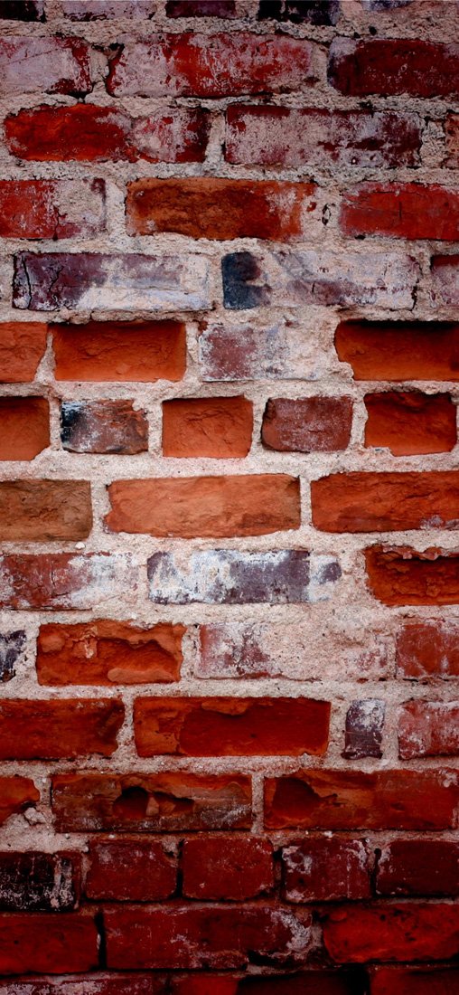 PeelitStickit Brick Texture in Red Style, Wallpaper Design, Wall Mural ID-003, vinyl