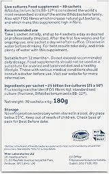 OptiBac Bifido & Fibre Probiotics 30 Sachets 25 Billion Bacteria Vegan view 9