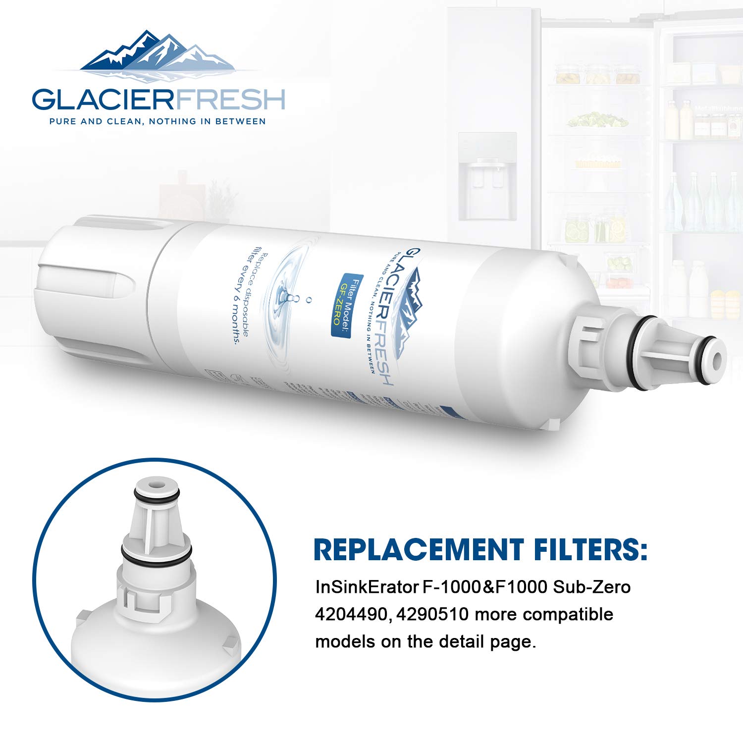 Glacier Fresh 4204490 Subzero - Filtro de agua de repuesto para ...