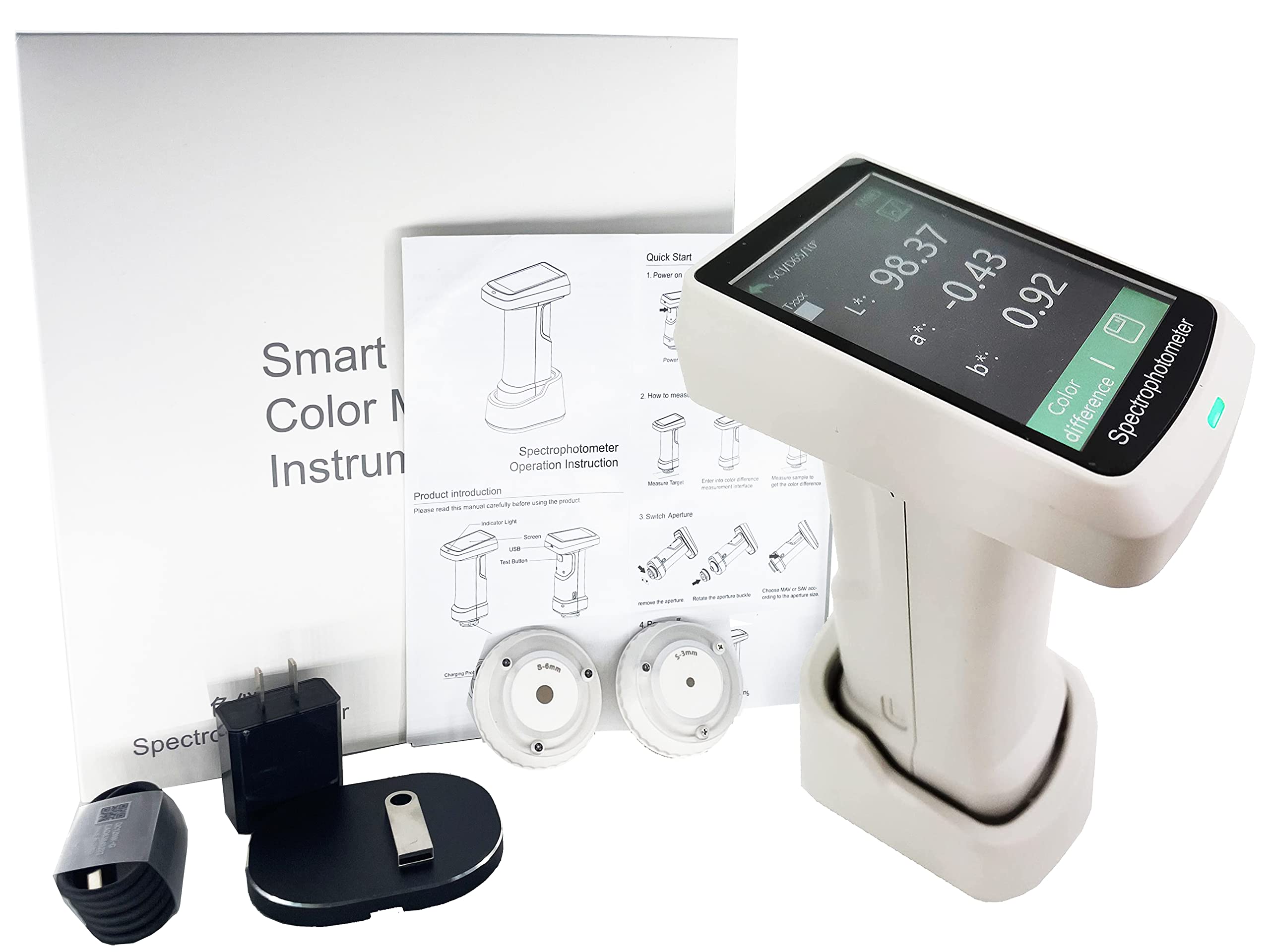Mua VTSYIQI Three Apertures Spectrophotometer Bluetooth Colorimeters ...