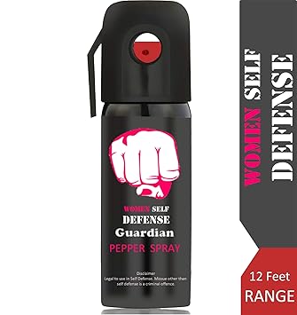 Guardian Ultra Strong Womens Self Defence Pepper Spray for Safety, Compact Size with Clip