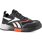Reebok Work Men's Lavante Trail 2 Work Grey, Red, and Black Composite Toe Boots
