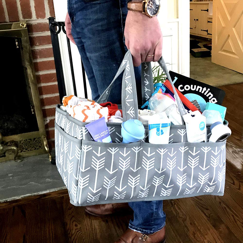 The Moms Journey Baby Diaper Caddy Organizer – Great Storage for Toys