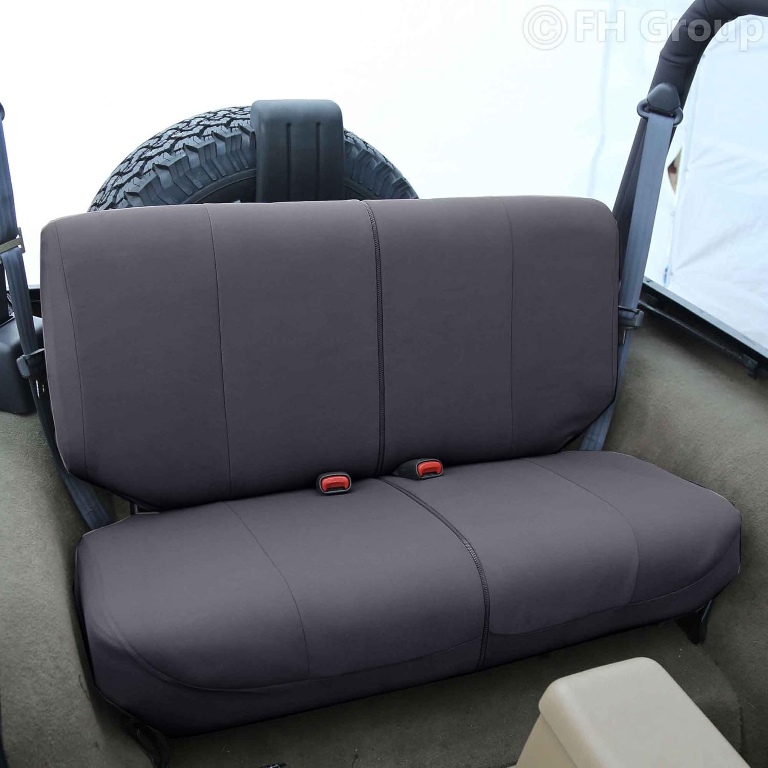 Fh Group Fh Fb053010s2 Flower Embroidery Bench Seat Covers For Jeep Wrangler Pink Seat Covers Interior Accessories Diagenics Com