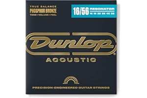 Dunlop DOP1656 Resonator Phosphor Bronze Acoustic Guitar String Set, .016-.056 Gauge