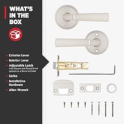 Kwikset Perth Interior Passage Door Handle, Lever