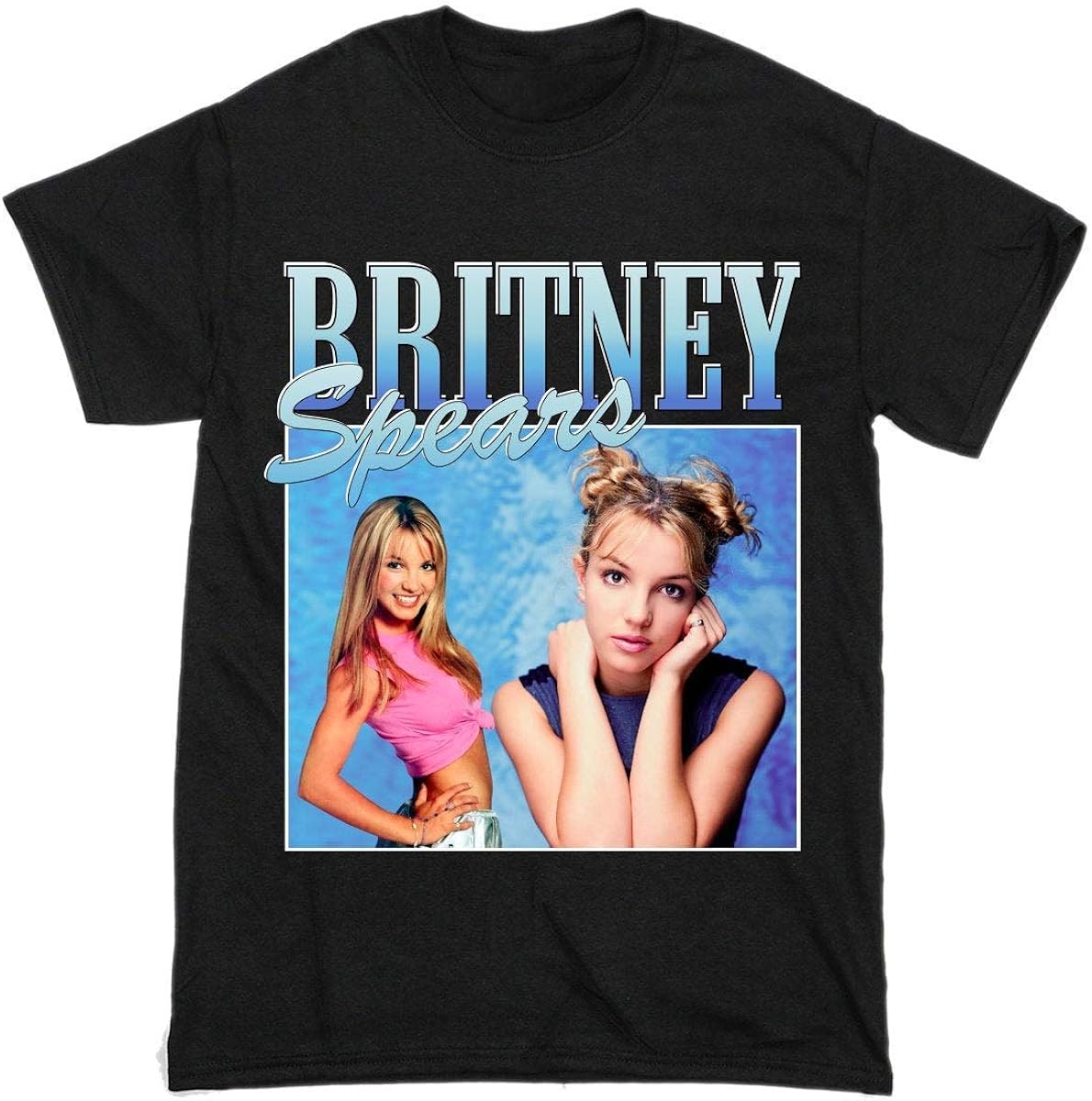 Britney Spears TShirt Men t Shirt Black Amazon.co.uk Clothing