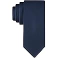 Calvin Klein Men's Classic Navy Blue Solid and Pattern Ties (Standard and Extra Long Sizes)