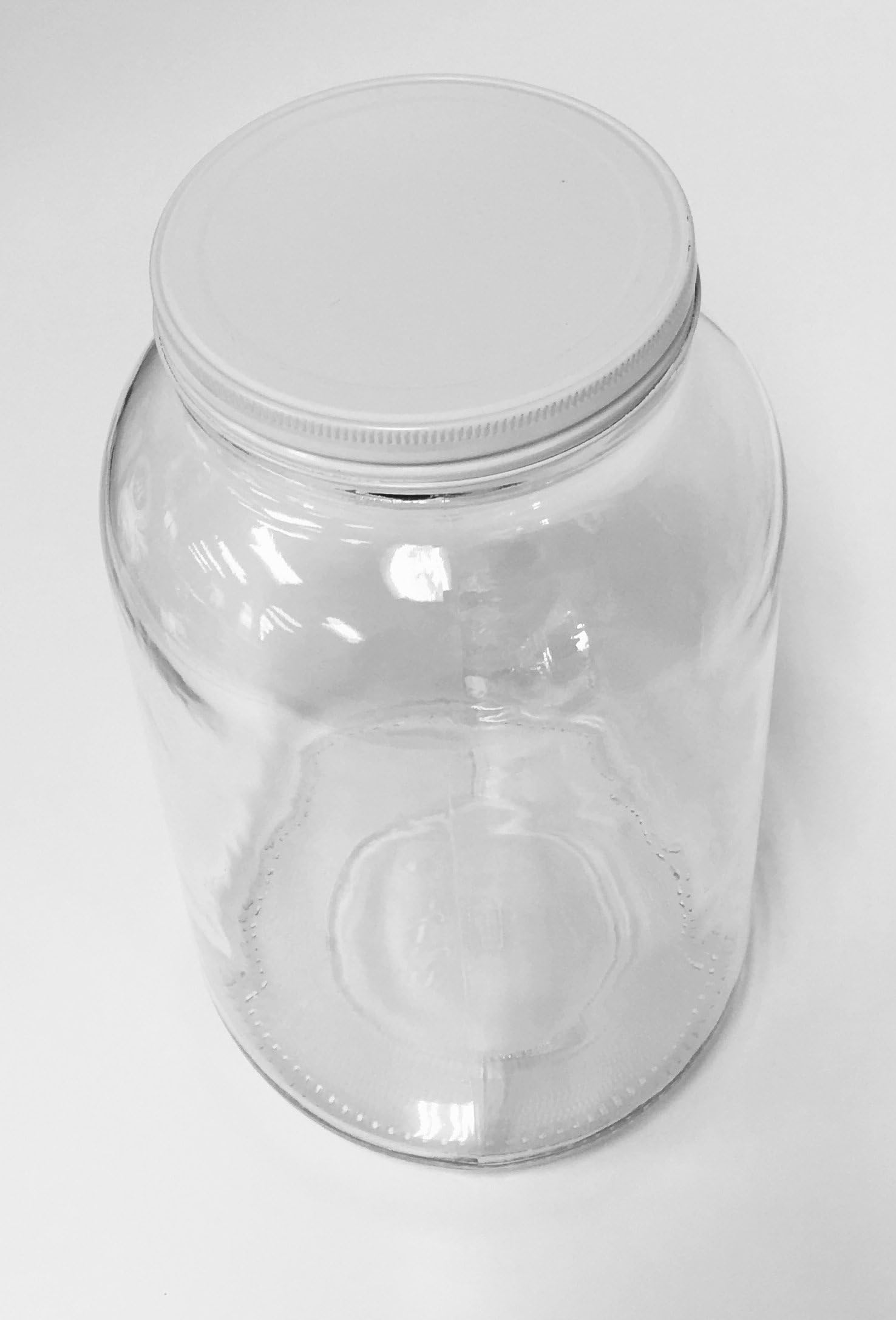 GALLON GLASS JAR WITH METAL LID (SINGLE JAR)