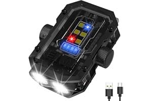 Minsk Flashlight, 1000 Lumens EDC Flashlight, USB Rechargeable EDC Light, EDC Flashlight Rechargeable with Gyroscope, Mini Flashlights with 8 Modes, EDC Light for Night, Camping