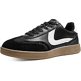 LUCKY STEP Men's Fashion Sneakers Retro Casual Breathable Walking Shoes Classic Comfort Stylish Running Trainers