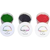 Temperature Activated Thermochromic Color Changing Powder Pigment Multicolor Pack Changing at 77F/25C Perfect for Color Chang