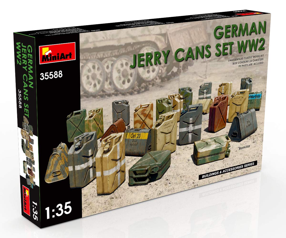 Hobbies MiniArt 35588 German Jerry CANS Set World War 2 1/35 Scale