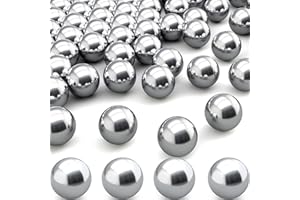 HINZIC 125pcs Paint Mixing Balls, 4mm/0.16inch Nail Polish 316 Stainless Steel Bearing Balls