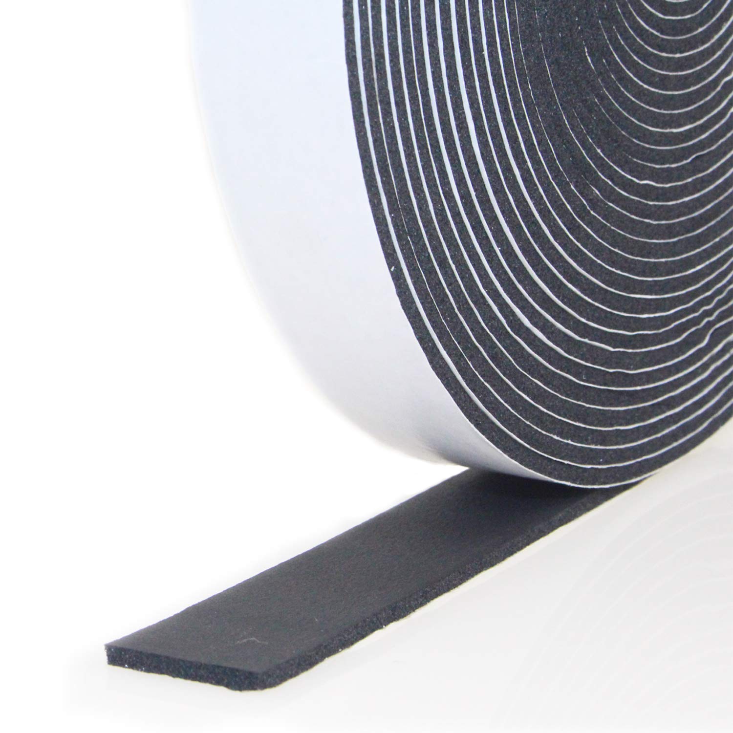 Storystore Foam Insulation Tape Self Adhesive, 25mm(W) x 3mm(T) x 10M(L) Weather Stripping Foam Tape, Door Window Draught excluder, Door Insulation Strip, Soundproof, Anti-Collision, Shockproof