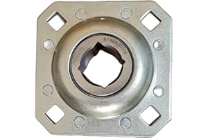 ST208-1-1/8 Flanged Disc Bearing Unit 1-1/8" Squre Bore, Disc Harrow Bearing Replaces ST208-1.1/8, DHPPB5, ST208-118N, ST208-